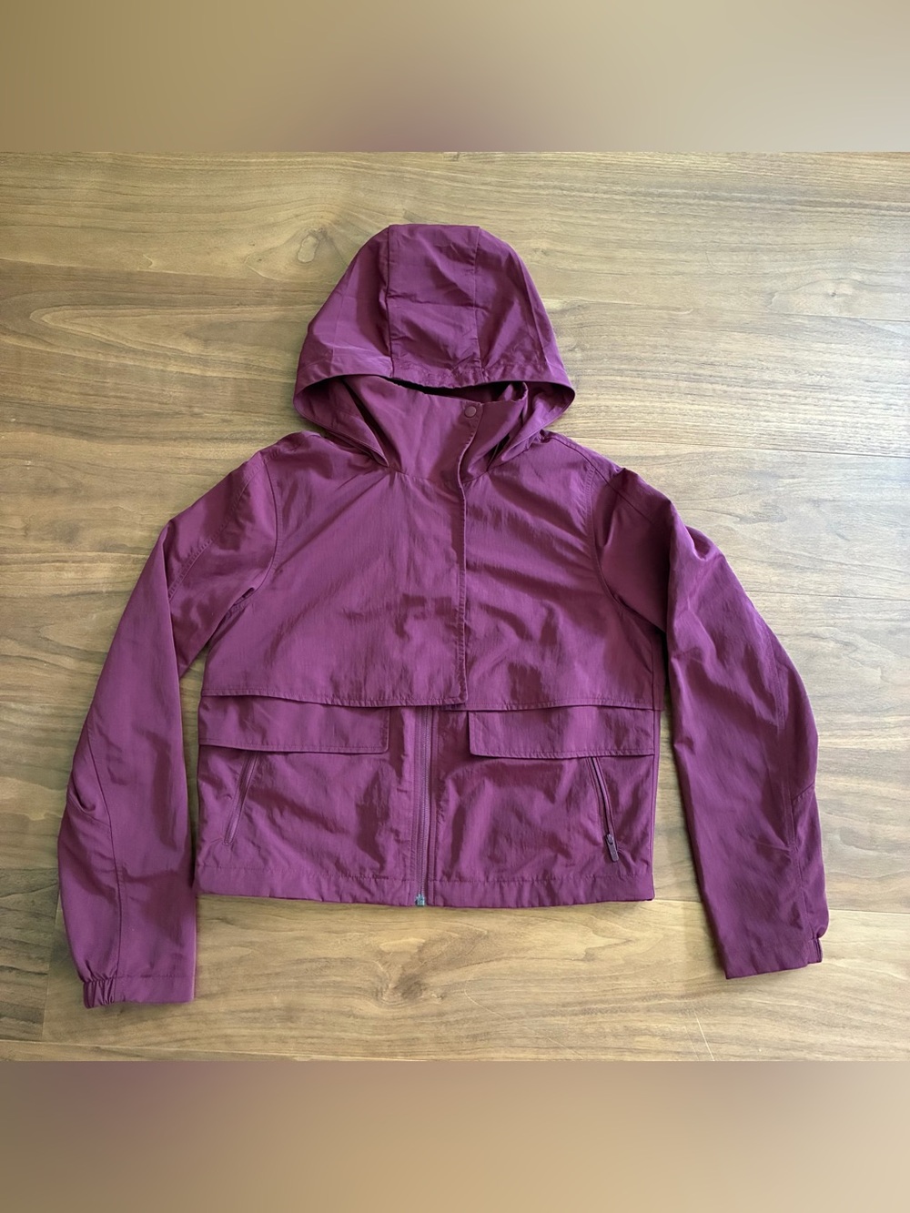 Always Effortless Jacket by Lululemon | Size 2 | Burgundy Hooded